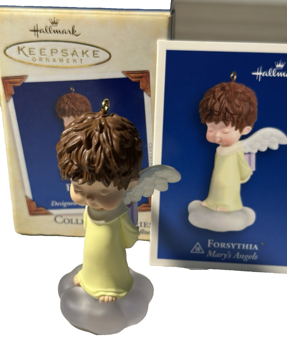 VINTAGE 2005 HALLMARK ORNAMENT Mary's Angels "Forsythia" *S